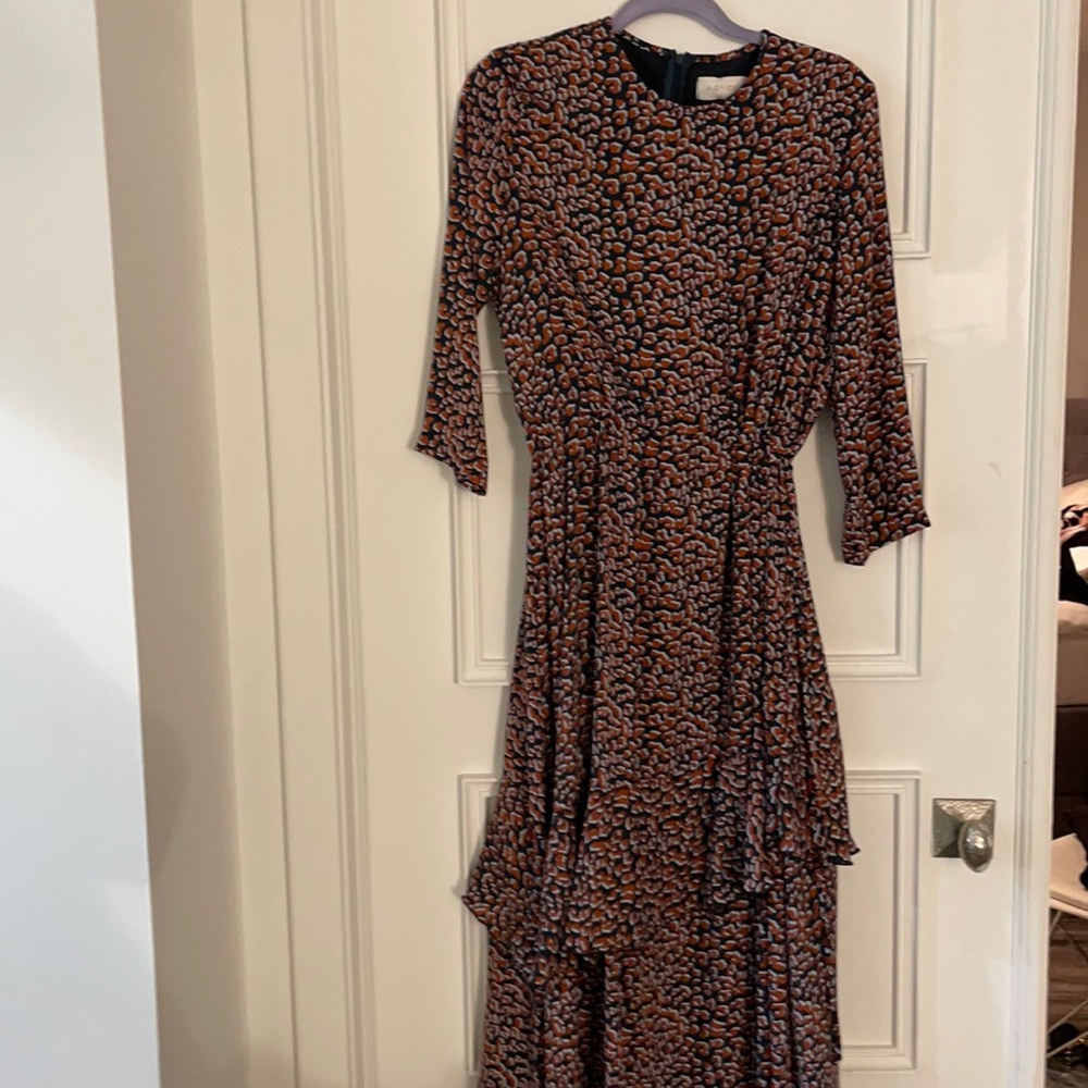 Stunning leopard print/floral midi / maxi dress